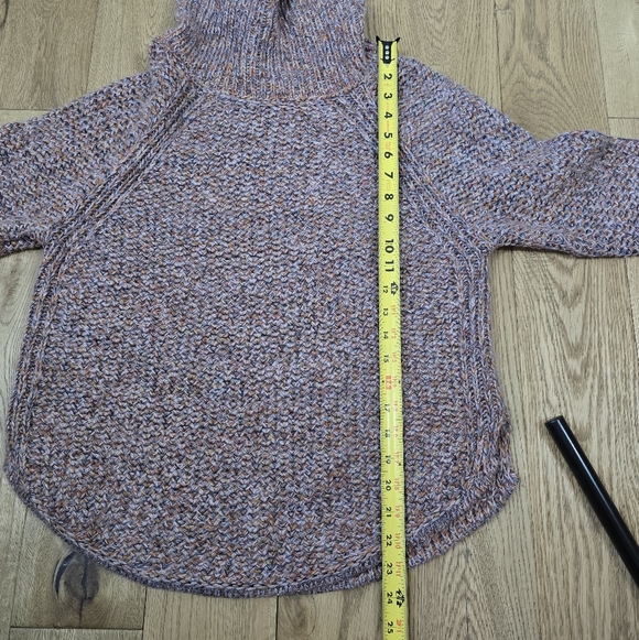 Prana Multicolor Muave Turtleneck Sweater Medium - Picture 10 of 11